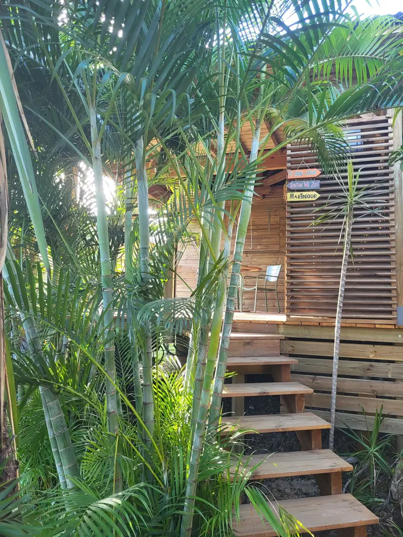 Accès par le jardin